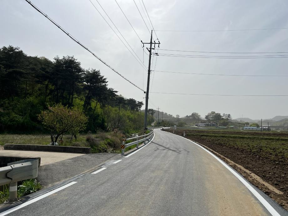 예산군, 광시면 광시-하장대간 농어촌도로 확포장 사업 완료 이미지