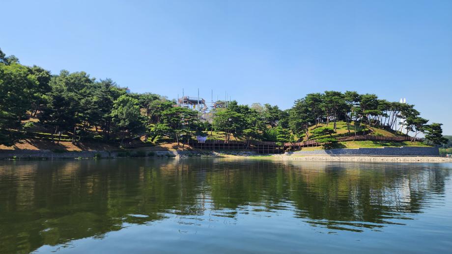 예당호 어린이 모험시설 전경 이미지