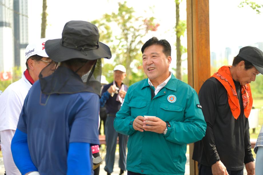 예산군 파크골프협회 금오클럽-덕산클럽 친선 교류전 이미지